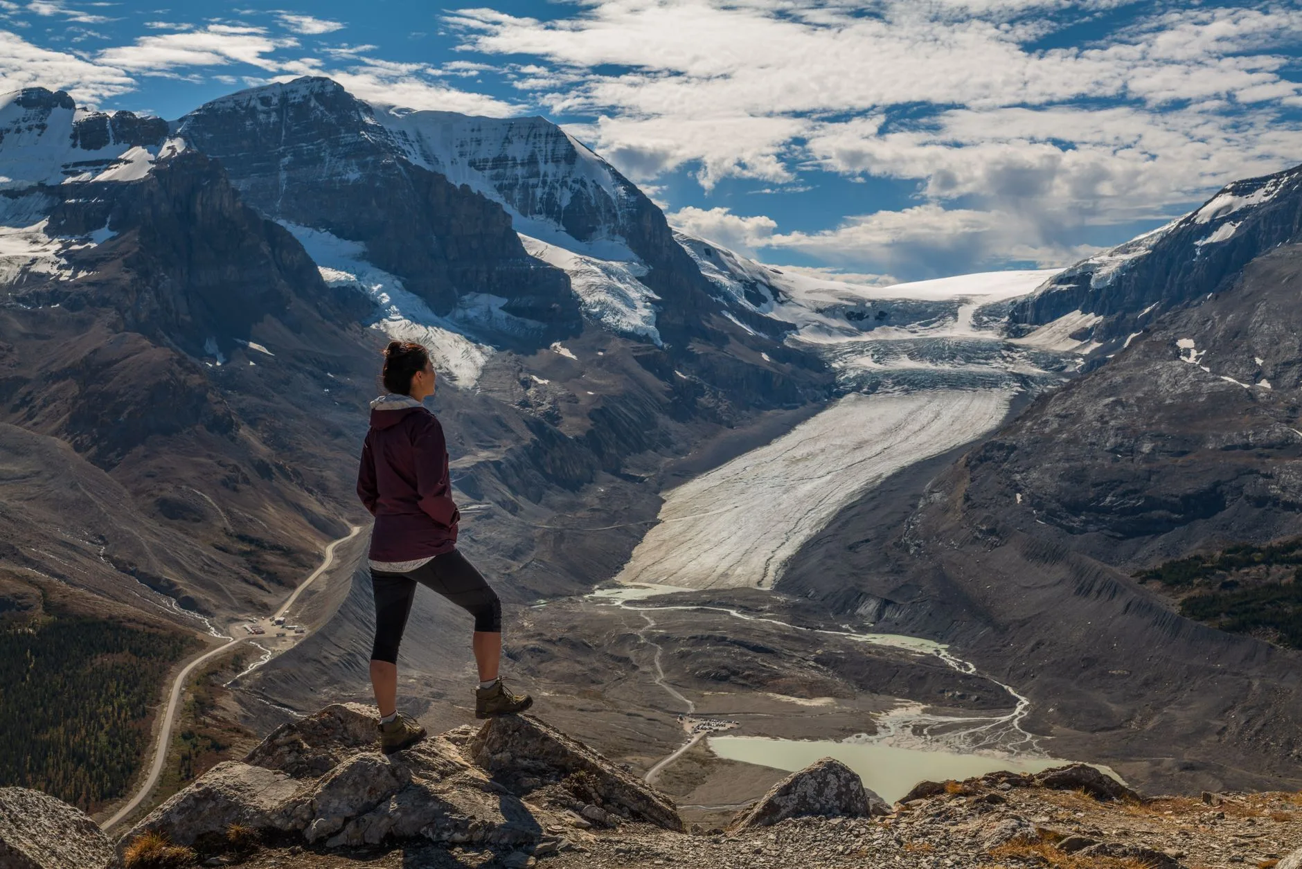 Du Columbia Icefield aux glaciers
